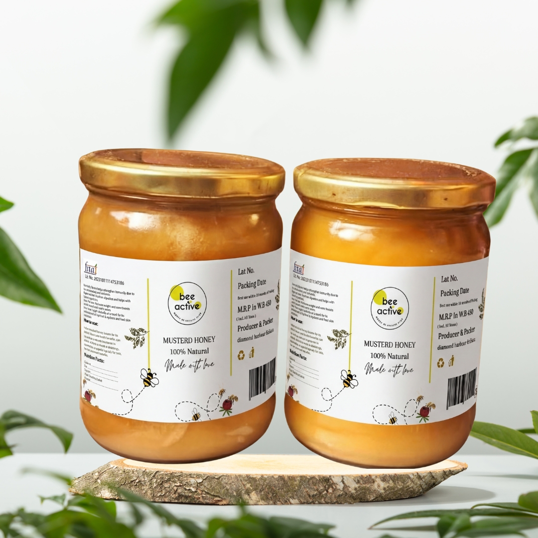 Fresh Mustard Honey | Pure Mustard Honey from Beekeeper - Image 2